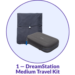 Philips Respironics Medium Travel Kit for DreamStation Go CPAP Machine