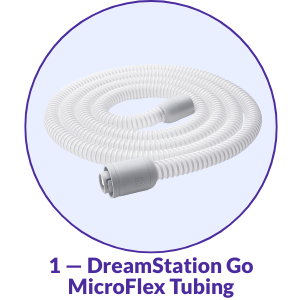 Philips Respironics DreamStation Go Micro-Flexible 12mm CPAP Tubing
