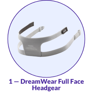 Philips Respironics DreamWear Full Face CPAP Mask Headgear