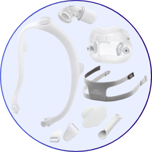 Philips Respironics DreamWear Full Face CPAP Mask with Headgear - What's Included