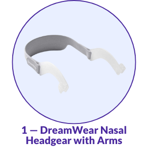 Philips Respironics DreamWear Nasal CPAP Mask Headgear with Arms