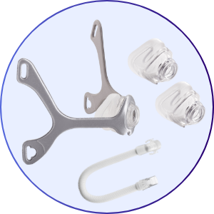 Philips Respironics Wisp Fabric Nasal CPAP Mask Fit Pack without Headgear - What's Included