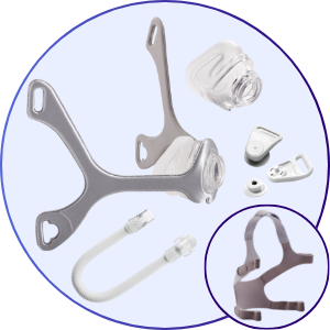 Philips Respironics Wisp Fabric Nasal CPAP Mask - What's Included