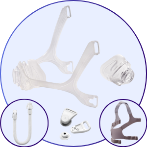Philips Respironics Wisp Clear Silicone Nasal CPAP Mask - What's Included
