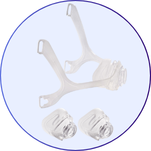 Philips Respironics Wisp Clear Silicone Nasal CPAP Mask without Headgear Starter Pack - What's Included