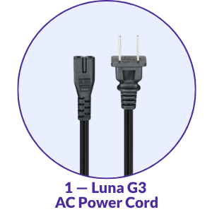 React Health Luna G2/G3 CPAP Machine Power Cord