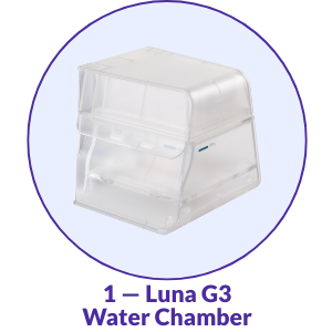 Luna G3 Heated Humidifier CPAP Water Chamber