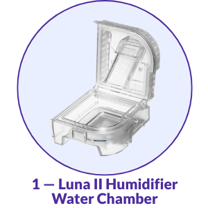 React Health Luna II CPAP Humidifier Water Chamber