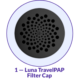 Luna TravelPAP CPAP Filter Cap