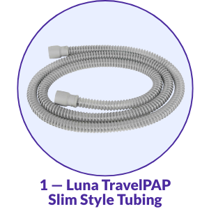 Luna TravelPAP Slim Style 15mm CPAP Tubing