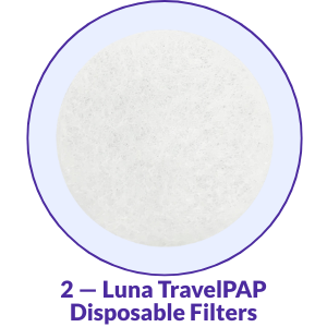 Luna TravelPAP Disposable CPAP Filter
