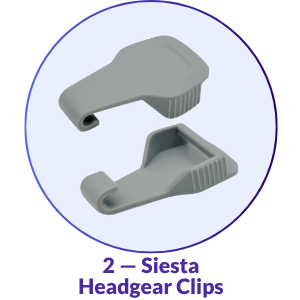 Siesta CPAP Mask Headgear Clips - What's Included