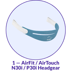 Resmed AirTouch/AirFit N30i/P30i CPAP Mask Headgear