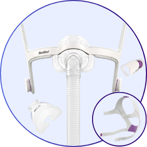 ResMed AirFit N20 マスク ラージ Amazon.co.jp: Snugell製AirFit ResMed N20 ラージ鼻枕CPAP