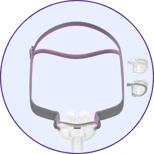 Resmed AirFit P10 for Her Nasal Pillow CPAP Mask Fit Pack