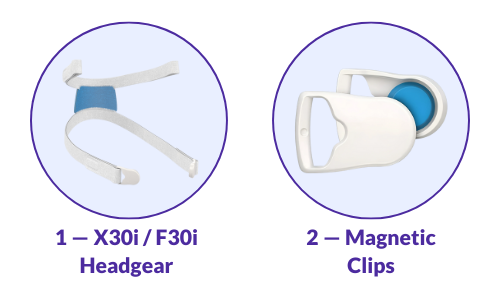 Resmed AirFit X30i / F30i CPAP Mask - Headgear