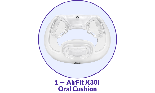 Resmed AirFit X30i Oral Nasal CPAP Mask - Oral Cushion