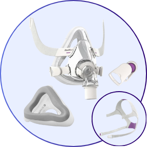 Resmed AirTouch F20 For Her Full Face CPAP Mask - What's Included
