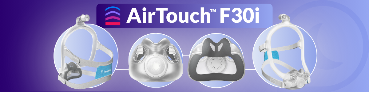 New Arrivals: Resmed AirTouch F30i Clear Full Face CPAP Mask | CPAPsupplies.com