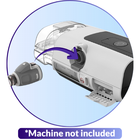 Resmed ClimateLineAir 11 Oxy CPAP Tubing - Machine Connection End