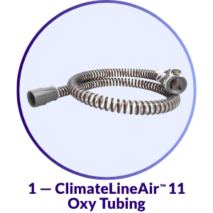 Resmed ClimateLineAir 11 Oxy CPAP Tubing - What's Included