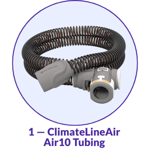 Resmed AirSense 10 Auto-CPAP Machine ClimateLineAir Heated Tubing - What's Included