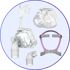 Resmed Mirage FX for Her Nasal CPAP Mask with Headgear - What's Included