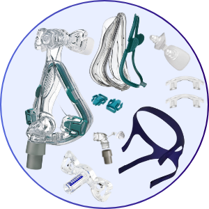 Resmed Mirage Quattro Full Face CPAP Mask with Headgear - What's Included