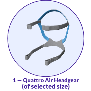 Resmed Quattro Air Full Face CPAP Mask Headgear