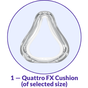 Resmed Quattro FX Full Face CPAP Mask Cushion