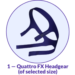 ResMed Quattro FX Full Face CPAP Mask Headgear