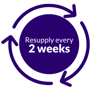 CPAP Filters Resupply Frequency: Every 2 Weeks