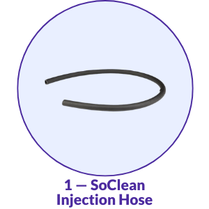 SoClean CPAP Sanitizer 12 inch Injection Hose