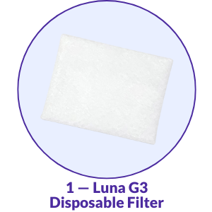 Spirit Medical Disposable Ultrafine Filter for Luna G3 CPAP Machine