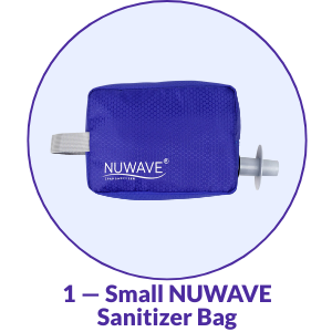 Small NUWAVE CPAP Sanitizer Bag - What's Included
