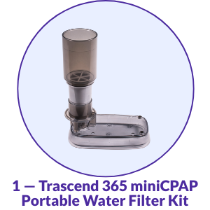 Somnetics Portable Water Filter Kit for Transcend 365 miniCPAP Machines