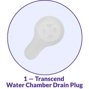Transcend CPAP Water Chamber Drain Plug