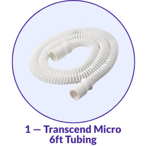 Transcend Micro 6 FT Standard CPAP Hose