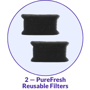 Transcend Micro PureFresh Reusable Foam CPAP Filters (2-Pack)