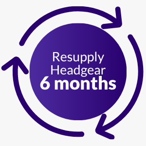 CPAP Mask Headgear Replacement Frequency: Resupply Every 6 Months | Resmed AirFit P10 Nasal Pillow CPAP Mask Headgear