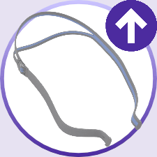 Resmed AirFit P10 Nasal Pillow CPAP Mask Headgear Option | Overview