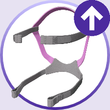 Resmed Quattro Air for Her Full Face CPAP Mask Headgear Option | Overview