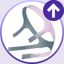 Resmed Quattro FX for Her Full Face CPAP Mask Headgear Option | Overview